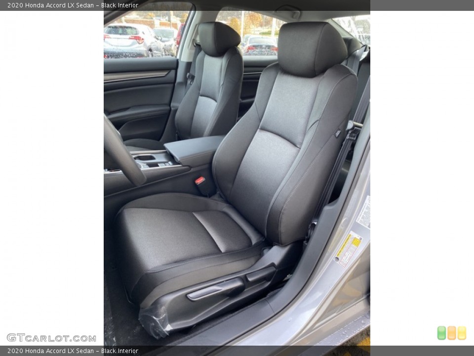 Black Interior Front Seat for the 2020 Honda Accord LX Sedan #136212388