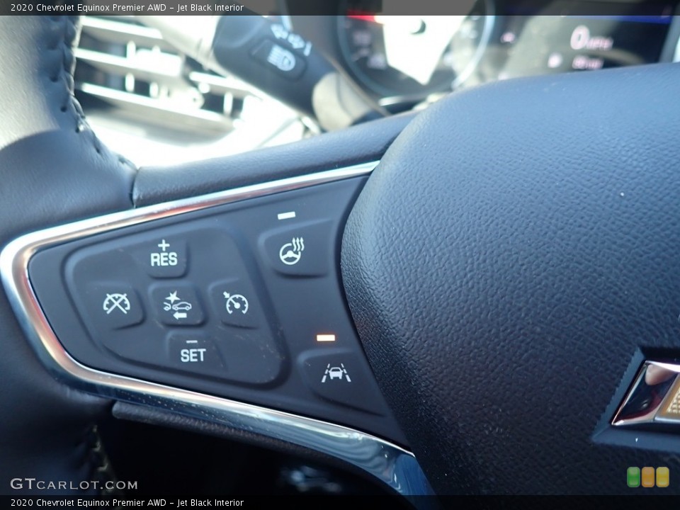 Jet Black Interior Steering Wheel for the 2020 Chevrolet Equinox Premier AWD #136219739