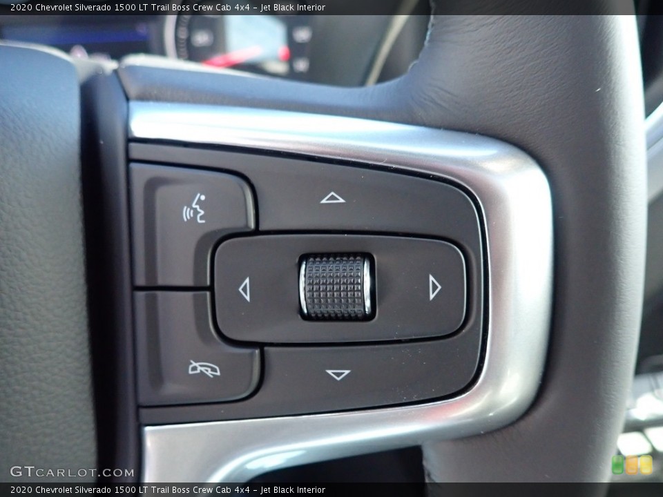 Jet Black Interior Steering Wheel for the 2020 Chevrolet Silverado 1500 LT Trail Boss Crew Cab 4x4 #136223975