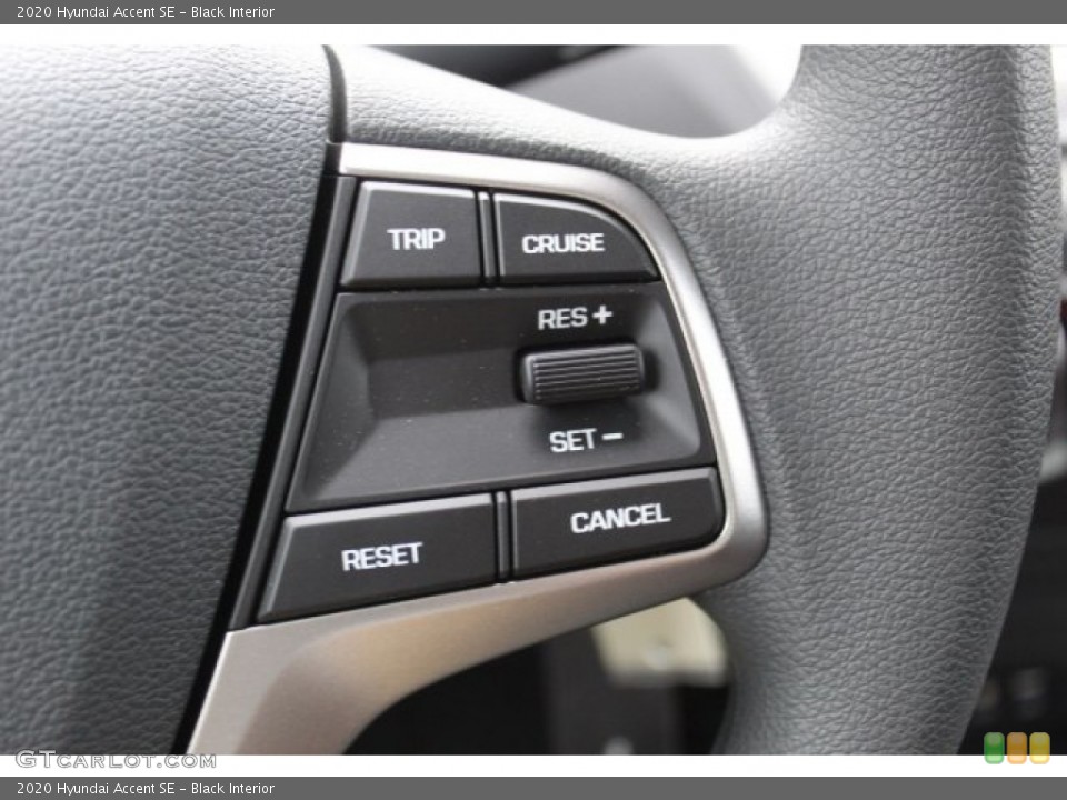 Black Interior Steering Wheel for the 2020 Hyundai Accent SE #136226033