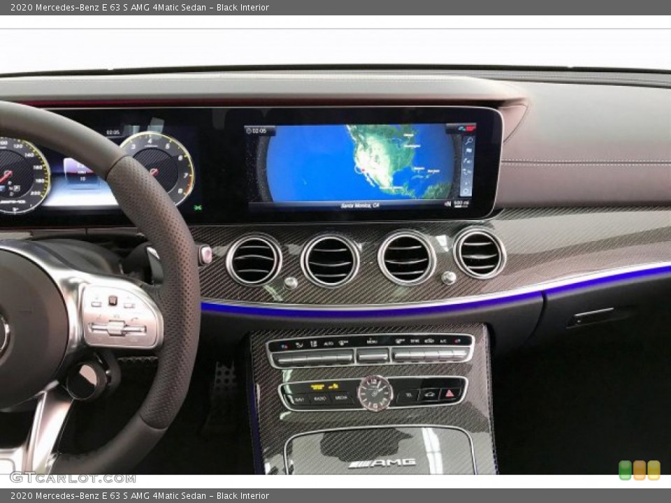 Black Interior Controls for the 2020 Mercedes-Benz E 63 S AMG 4Matic Sedan #136231952