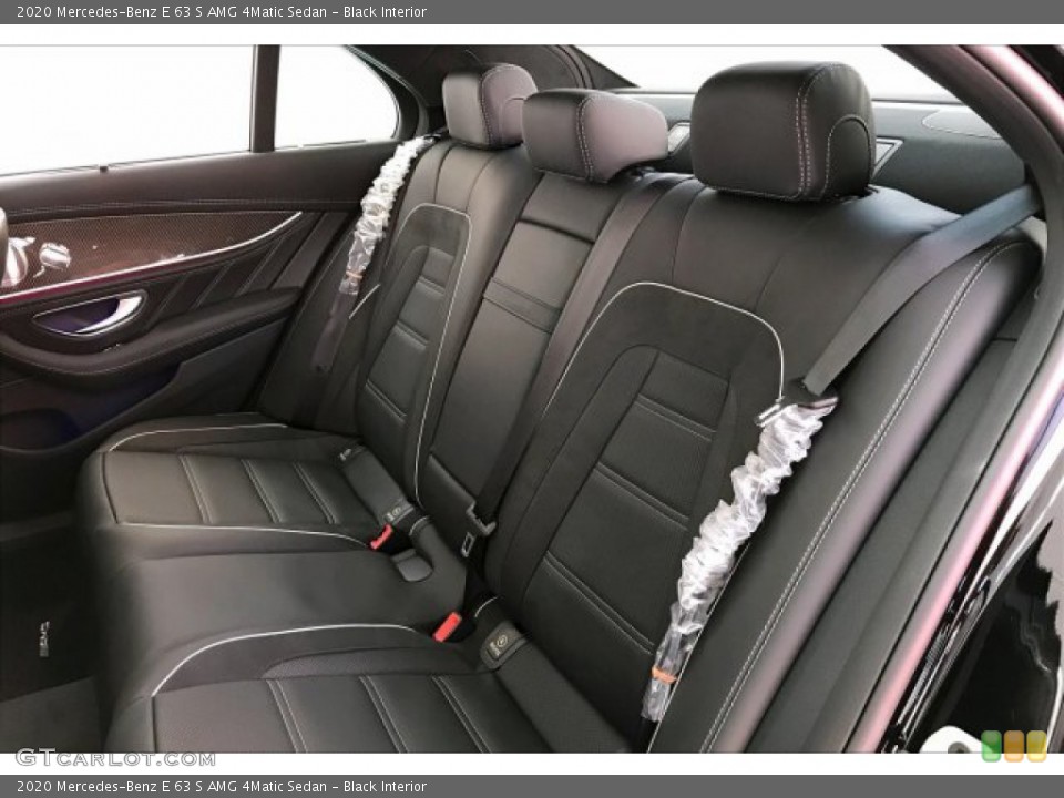 Black Interior Rear Seat for the 2020 Mercedes-Benz E 63 S AMG 4Matic Sedan #136232069