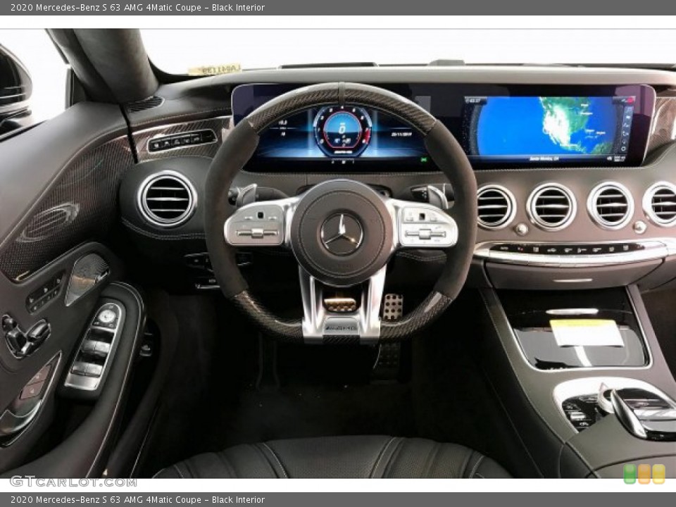 Black Interior Dashboard for the 2020 Mercedes-Benz S 63 AMG 4Matic Coupe #136232591