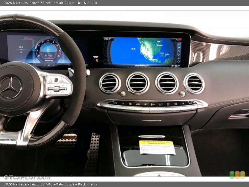 Black Interior Controls for the 2020 Mercedes-Benz S 63 AMG 4Matic Coupe #136232600