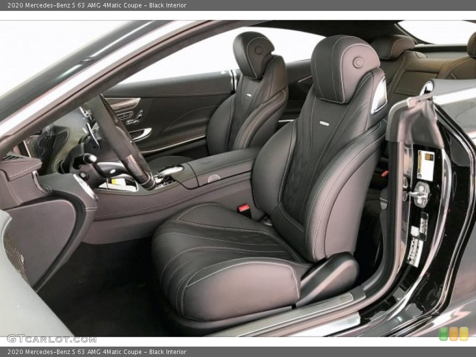 Black Interior Front Seat for the 2020 Mercedes-Benz S 63 AMG 4Matic Coupe #136232663