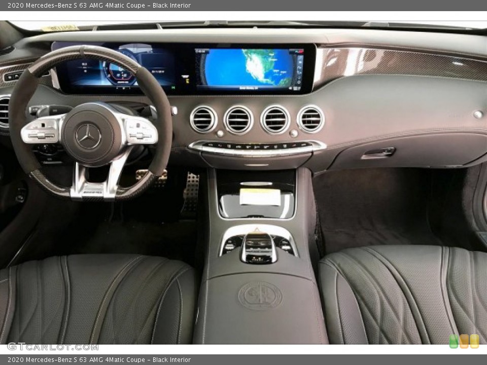 Black Interior Dashboard for the 2020 Mercedes-Benz S 63 AMG 4Matic Coupe #136232678