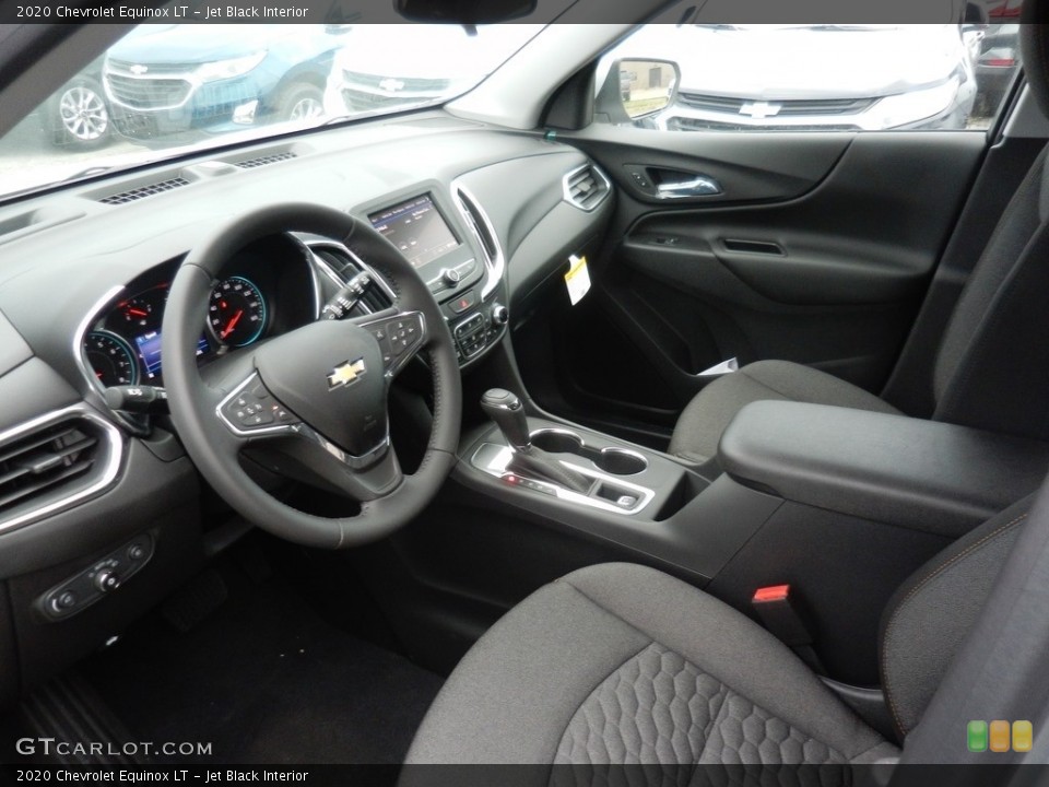 Jet Black Interior Front Seat for the 2020 Chevrolet Equinox LT #136232711