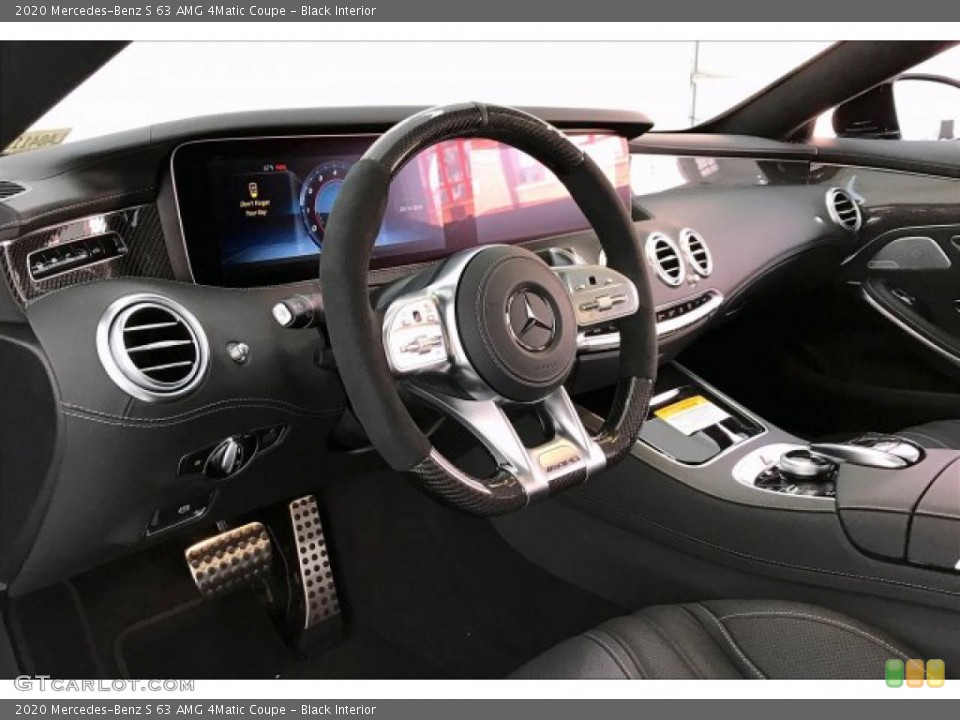 Black Interior Dashboard for the 2020 Mercedes-Benz S 63 AMG 4Matic Coupe #136232714