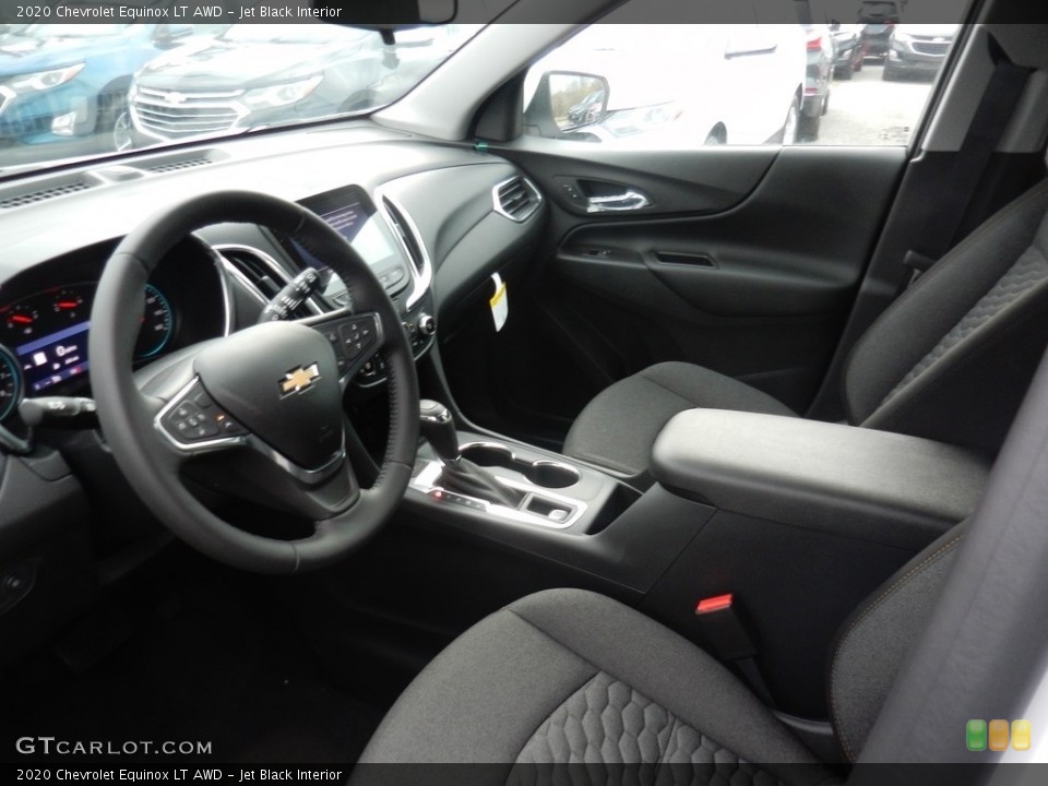 Jet Black Interior Front Seat for the 2020 Chevrolet Equinox LT AWD #136232900