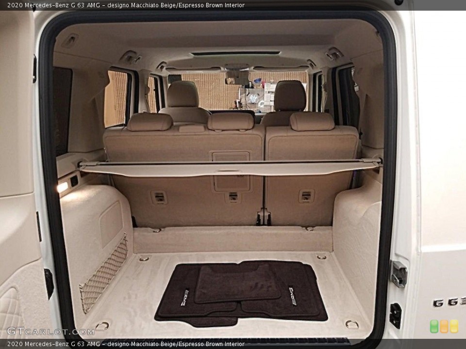 designo Macchiato Beige/Espresso Brown Interior Trunk for the 2020 Mercedes-Benz G 63 AMG #136233173