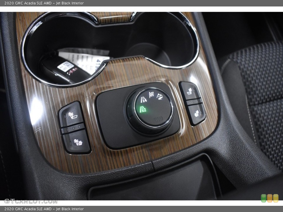 Jet Black Interior Controls for the 2020 GMC Acadia SLE AWD #136235501