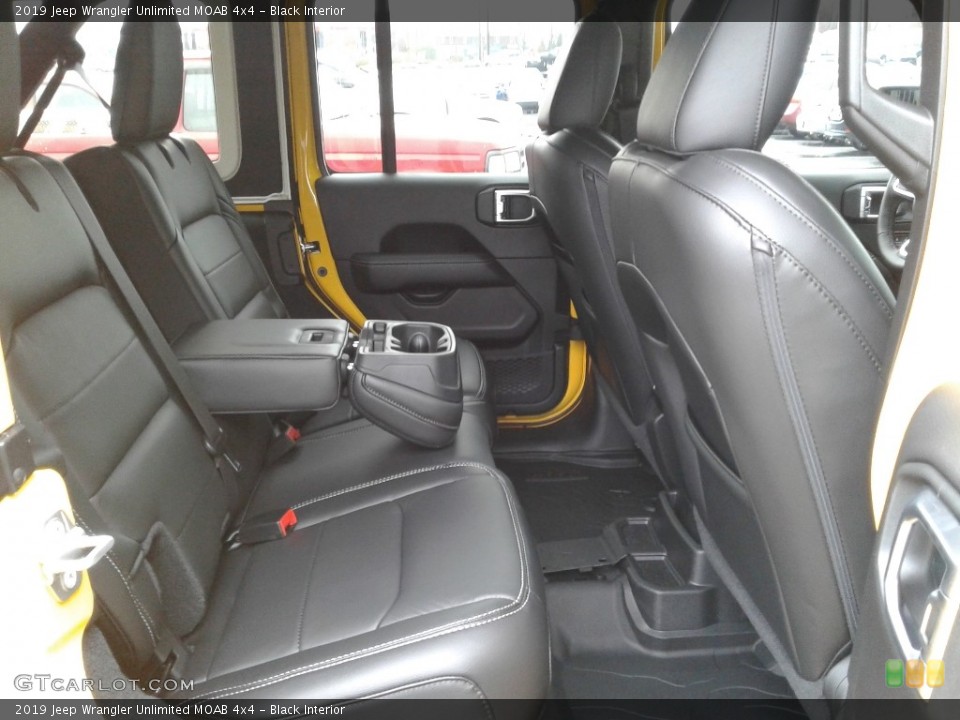 Black Interior Rear Seat for the 2019 Jeep Wrangler Unlimited MOAB 4x4 #136235834