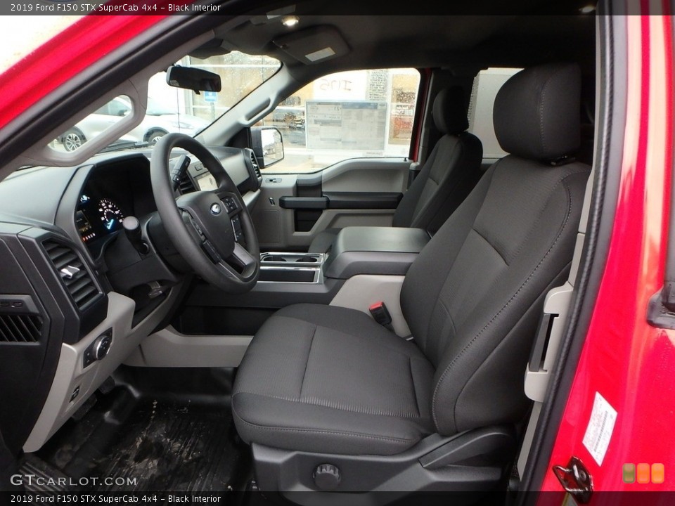 Black Interior Photo for the 2019 Ford F150 STX SuperCab 4x4 #136237247