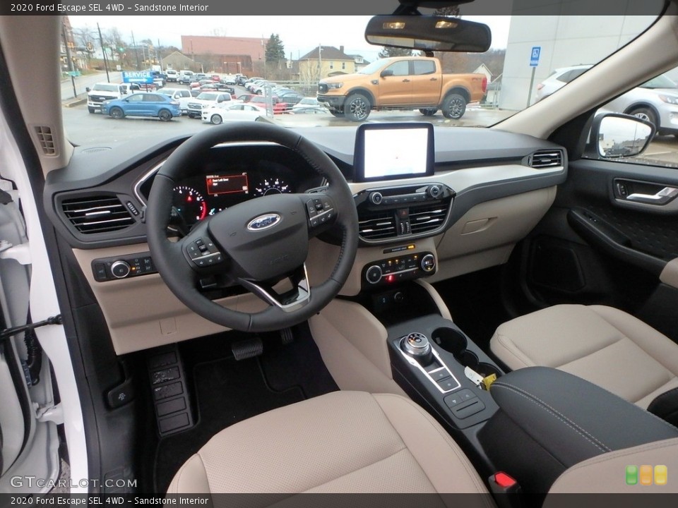 Sandstone Interior Photo for the 2020 Ford Escape SEL 4WD #136238786