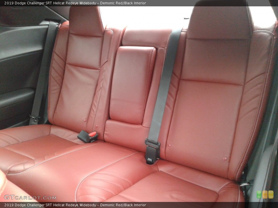 Demonic Red/Black Interior Rear Seat for the 2019 Dodge Challenger SRT Hellcat Redeye Widebody #136239338
