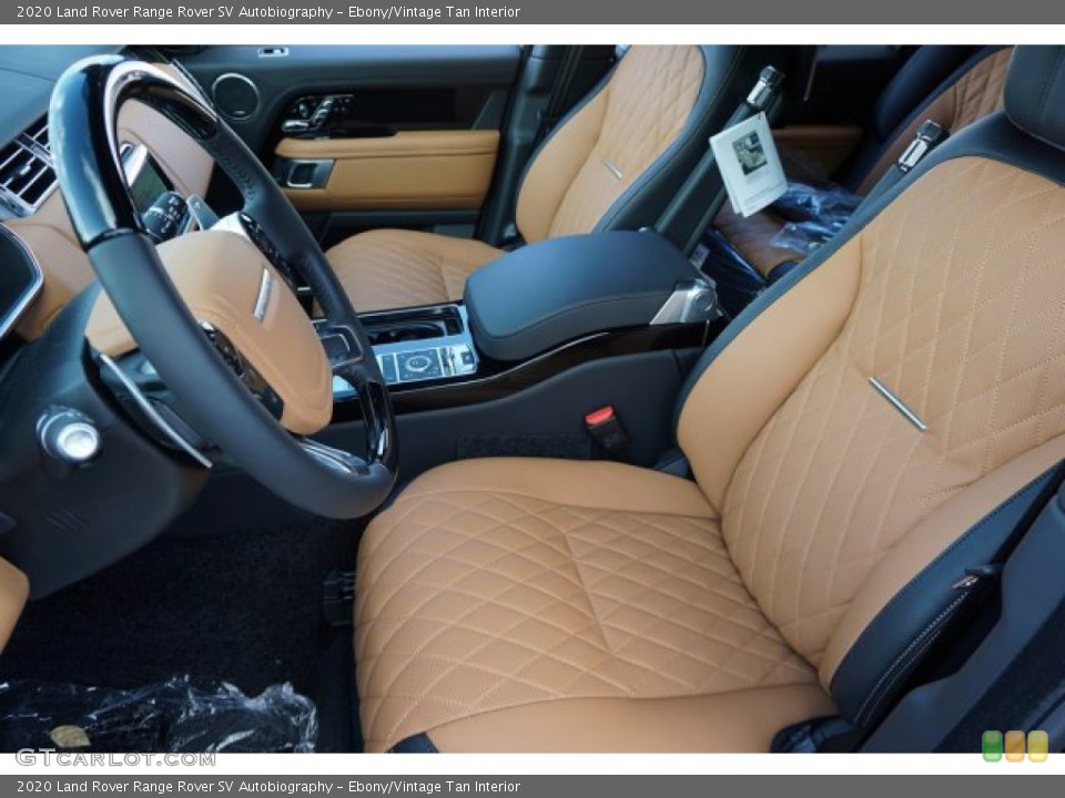 Ebony/Vintage Tan Interior Front Seat for the 2020 Land Rover Range Rover SV Autobiography #136239662