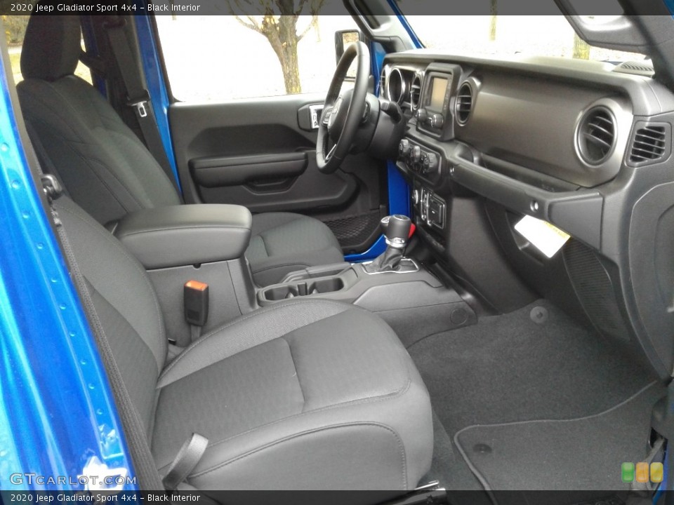 Black Interior Photo for the 2020 Jeep Gladiator Sport 4x4 #136240577