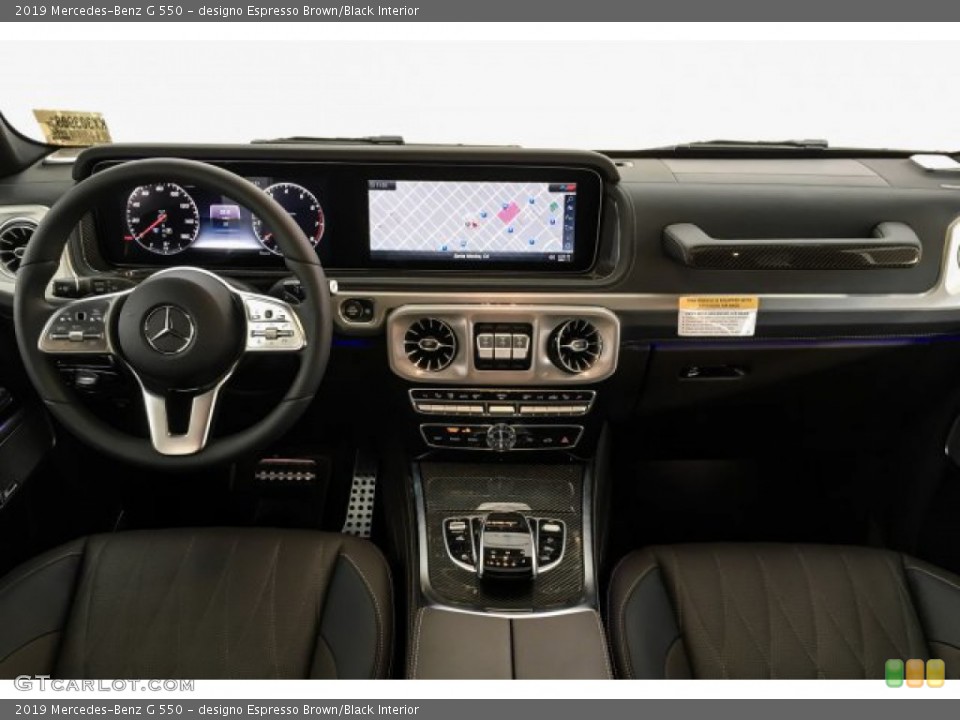 designo Espresso Brown/Black Interior Dashboard for the 2019 Mercedes-Benz G 550 #136241523