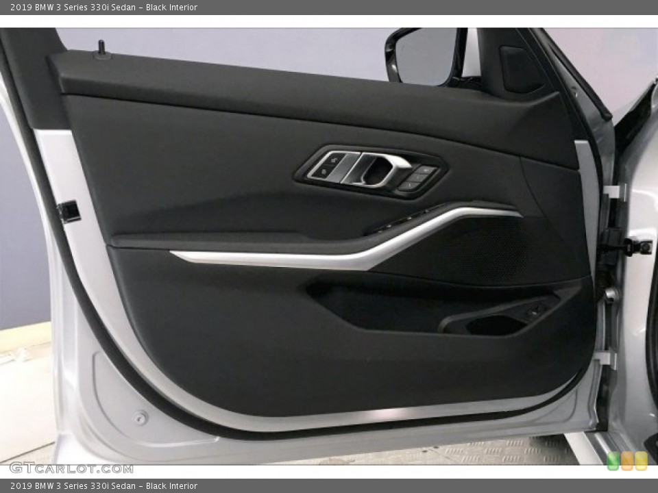 Black Interior Door Panel for the 2019 BMW 3 Series 330i Sedan #136242385