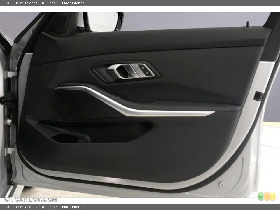 Black Interior Door Panel for the 2019 BMW 3 Series 330i Sedan #136242464