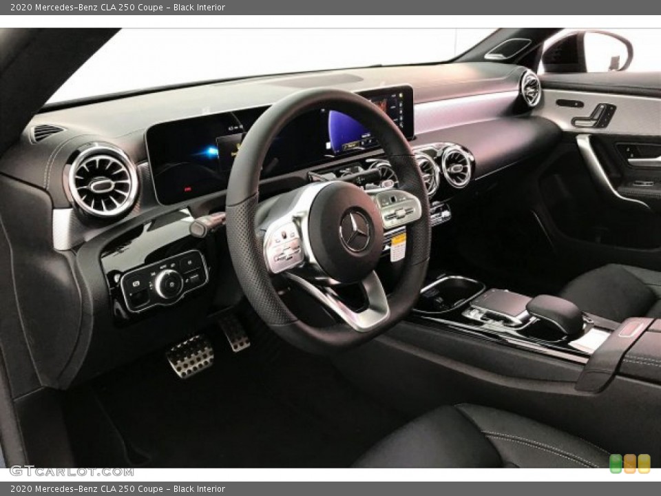 Black Interior Dashboard for the 2020 Mercedes-Benz CLA 250 Coupe #136243637