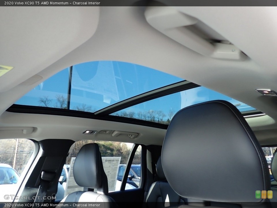 Charcoal Interior Sunroof for the 2020 Volvo XC90 T5 AWD Momentum #136248769