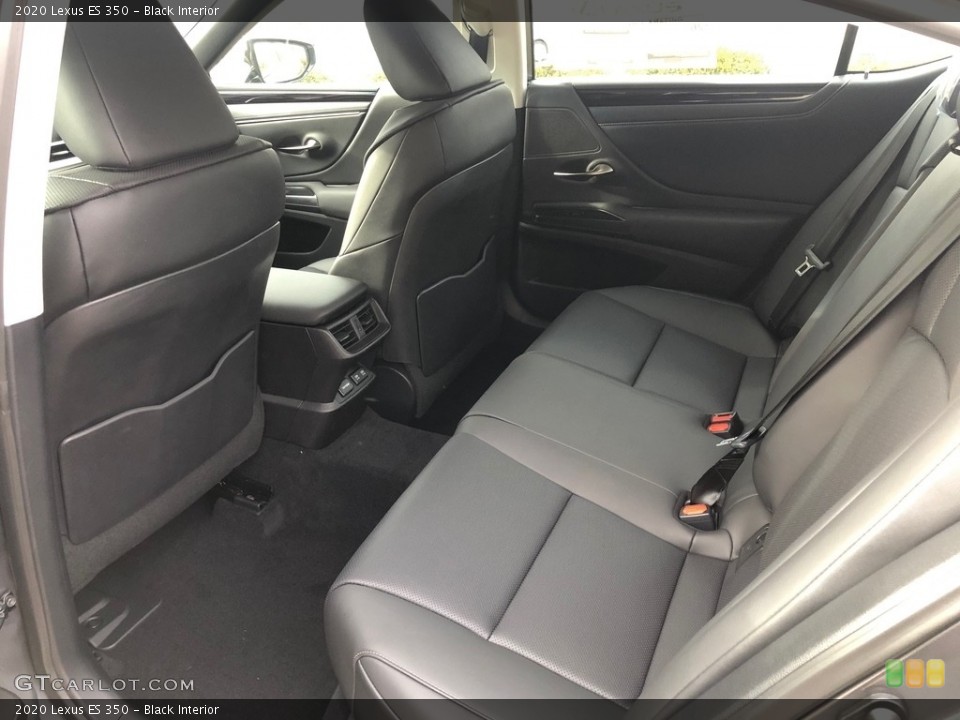 Black Interior Rear Seat for the 2020 Lexus ES 350 #136250014