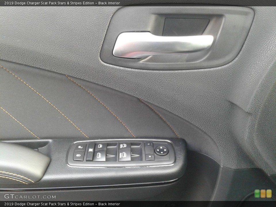 Black Interior Door Panel for the 2019 Dodge Charger Scat Pack Stars & Stripes Edition #136255240