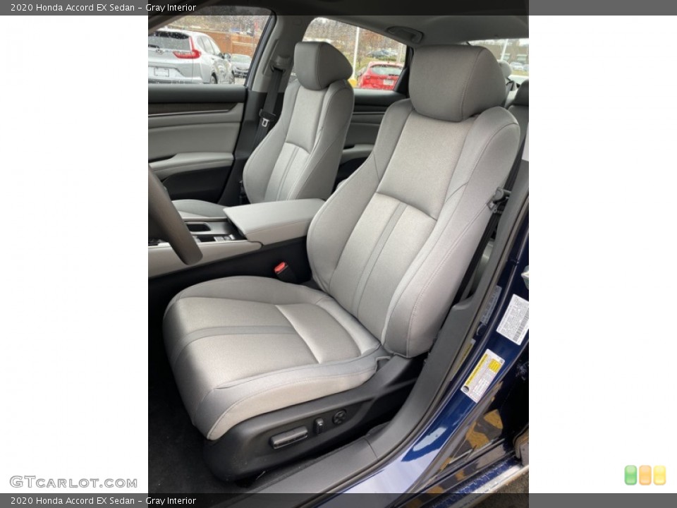 Gray Interior Front Seat for the 2020 Honda Accord EX Sedan #136255744