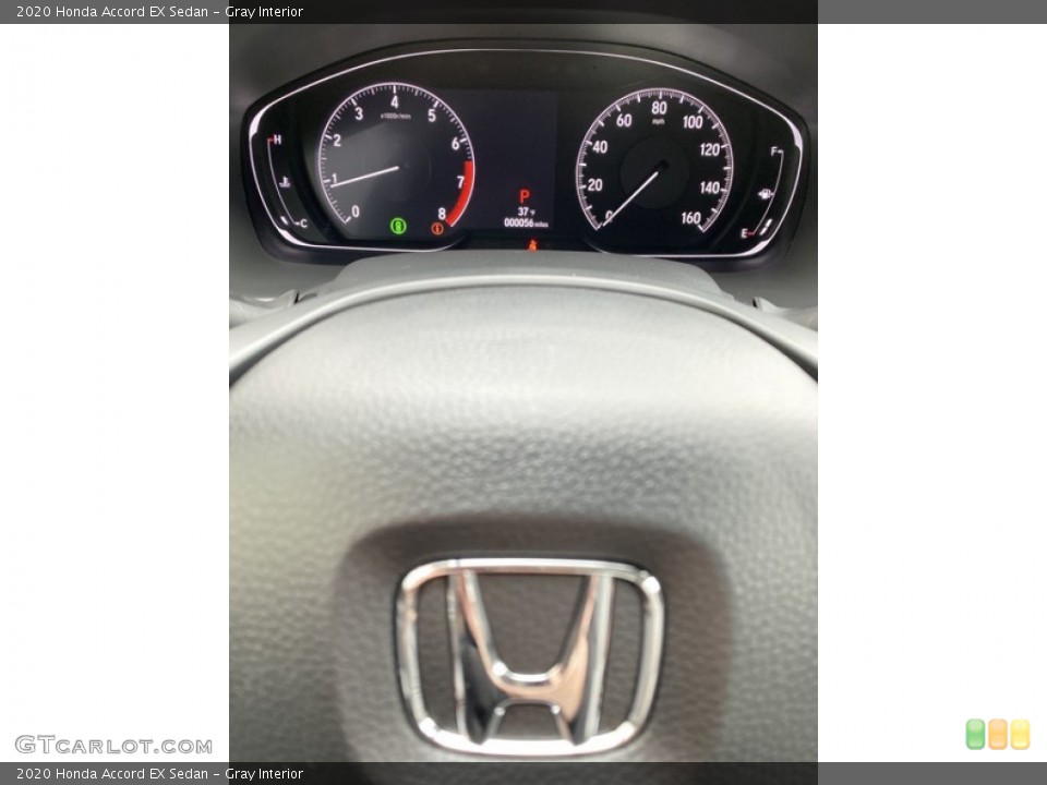 Gray Interior Gauges for the 2020 Honda Accord EX Sedan #136255966
