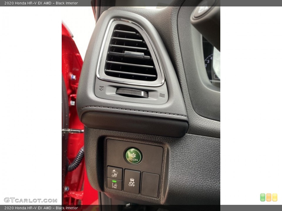 Black Interior Controls for the 2020 Honda HR-V EX AWD #136256500