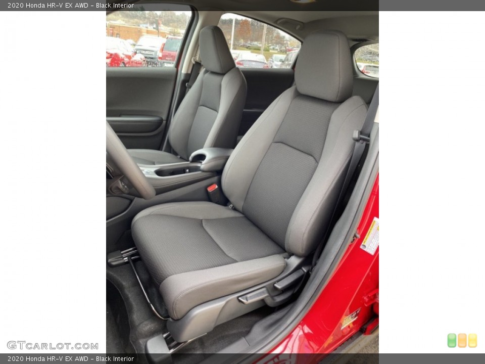 Black Interior Front Seat for the 2020 Honda HR-V EX AWD #136256515