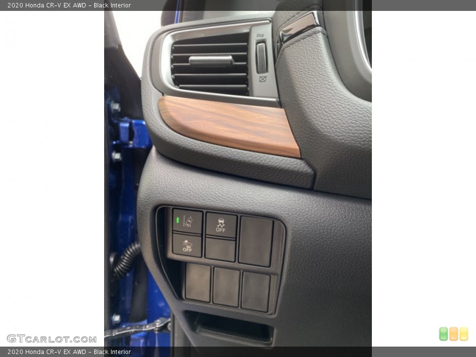 Black Interior Controls for the 2020 Honda CR-V EX AWD #136256785