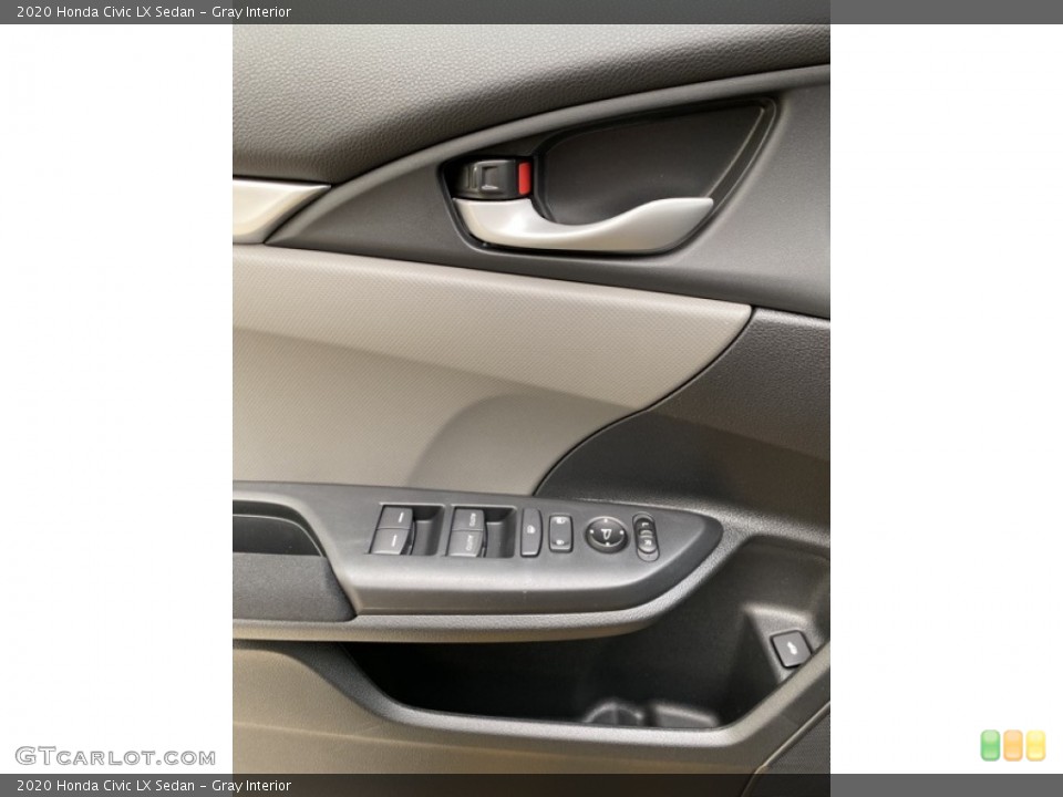 Gray Interior Controls for the 2020 Honda Civic LX Sedan #136257199