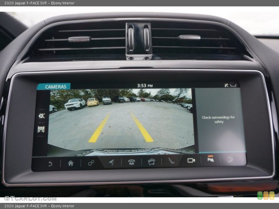Ebony Interior Controls for the 2020 Jaguar F-PACE SVR #136258319
