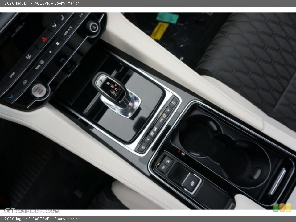 Ebony Interior Transmission for the 2020 Jaguar F-PACE SVR #136258367