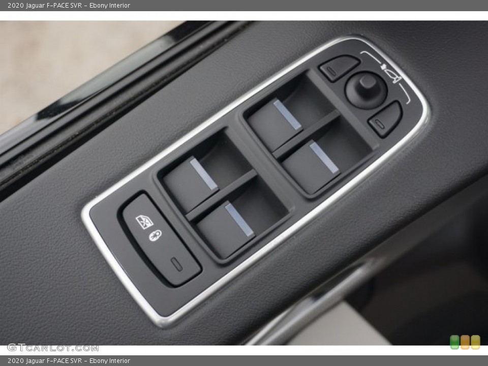 Ebony Interior Controls for the 2020 Jaguar F-PACE SVR #136258457