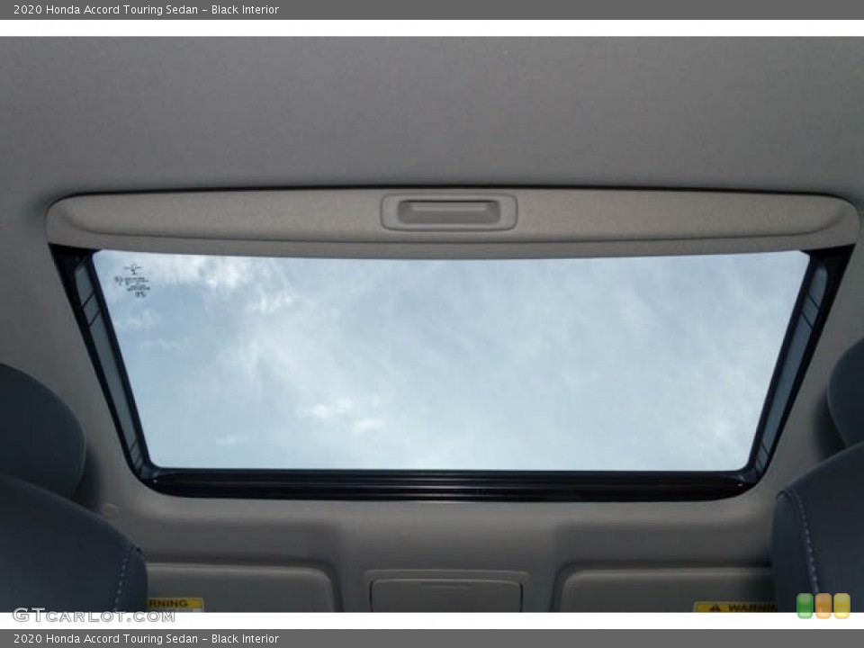 Black Interior Sunroof for the 2020 Honda Accord Touring Sedan #136265092