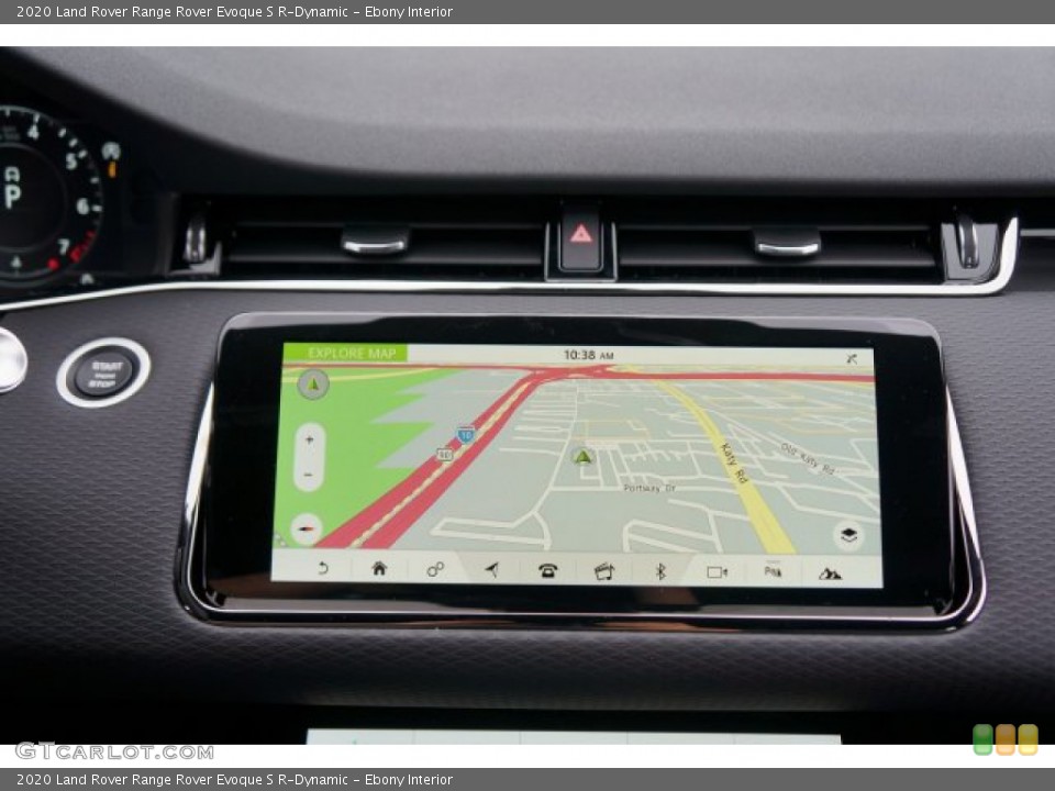 Ebony Interior Navigation for the 2020 Land Rover Range Rover Evoque S R-Dynamic #136265099