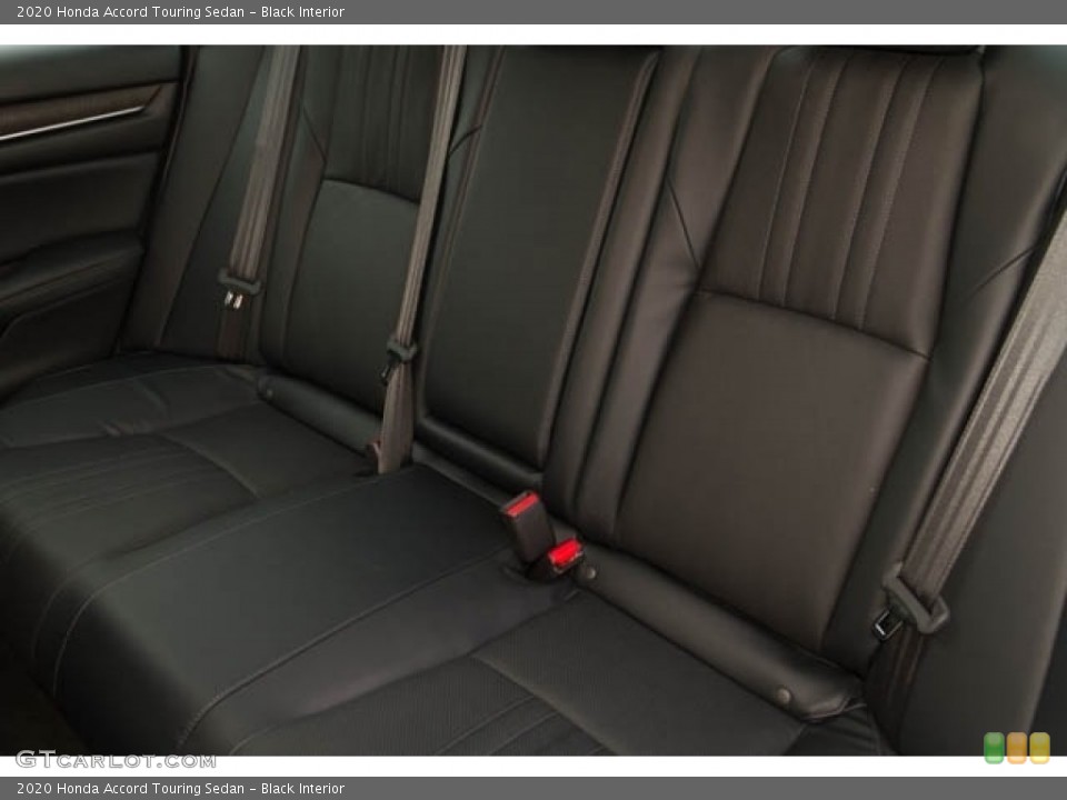 Black Interior Rear Seat for the 2020 Honda Accord Touring Sedan #136265108
