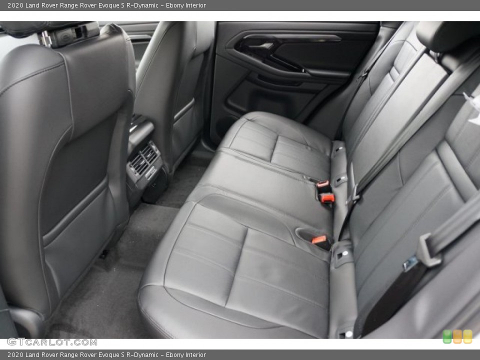 Ebony Interior Rear Seat for the 2020 Land Rover Range Rover Evoque S R-Dynamic #136265399