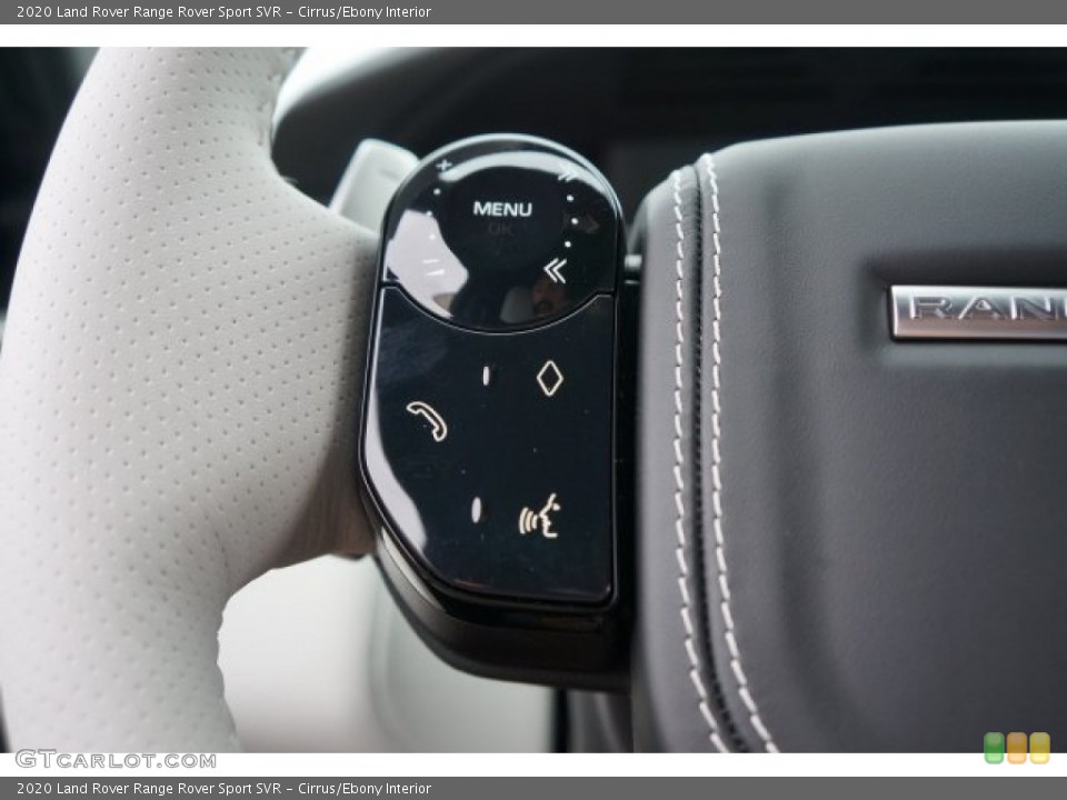 Cirrus/Ebony Interior Steering Wheel for the 2020 Land Rover Range Rover Sport SVR #136266518