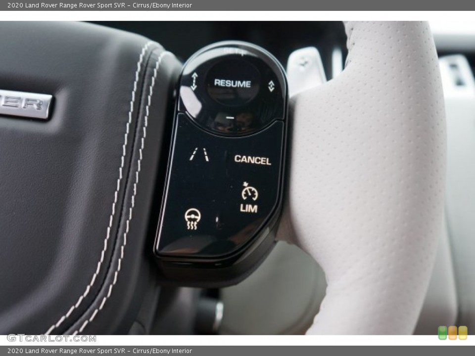 Cirrus/Ebony Interior Steering Wheel for the 2020 Land Rover Range Rover Sport SVR #136266535