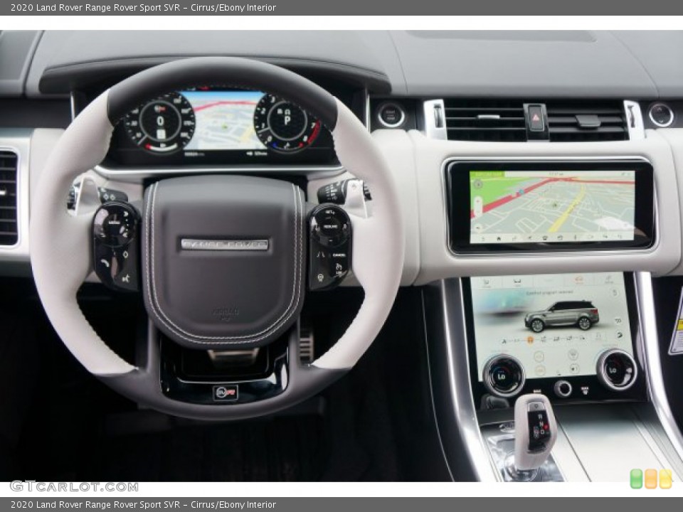 Cirrus/Ebony Interior Steering Wheel for the 2020 Land Rover Range Rover Sport SVR #136266722