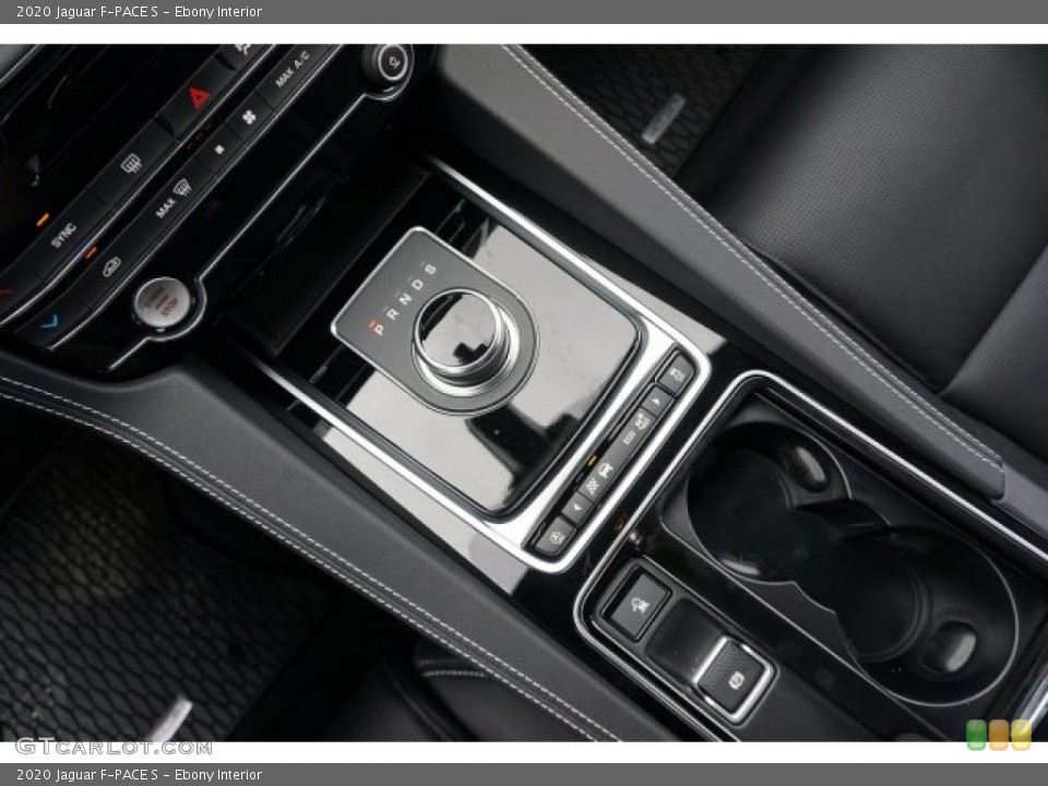 Ebony Interior Transmission for the 2020 Jaguar F-PACE S #136268924