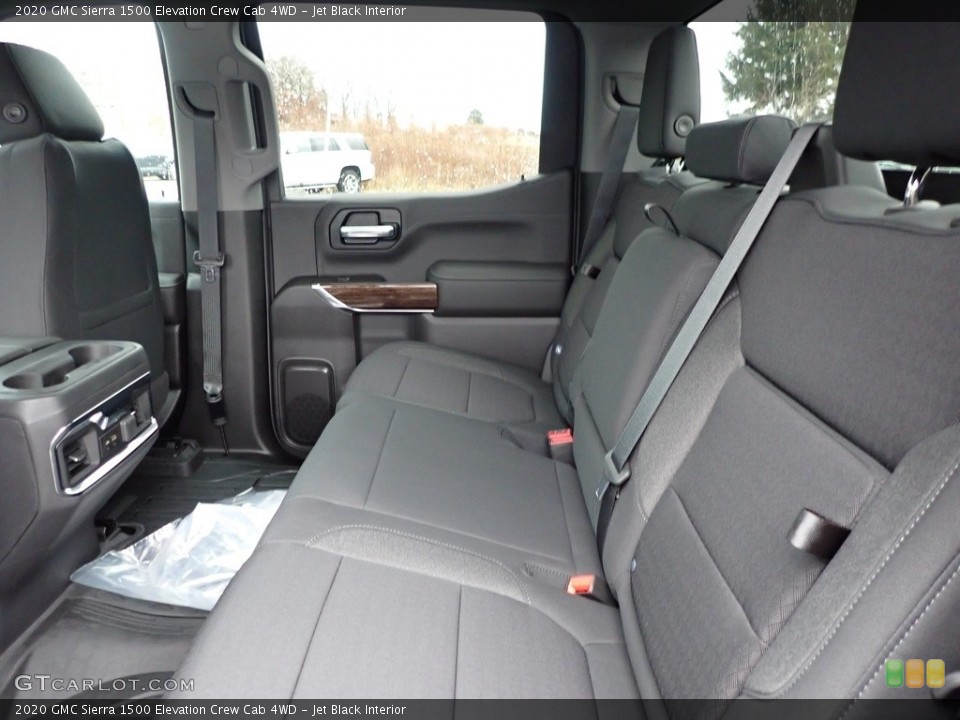 Jet Black Interior Rear Seat for the 2020 GMC Sierra 1500 Elevation Crew Cab 4WD #136271606