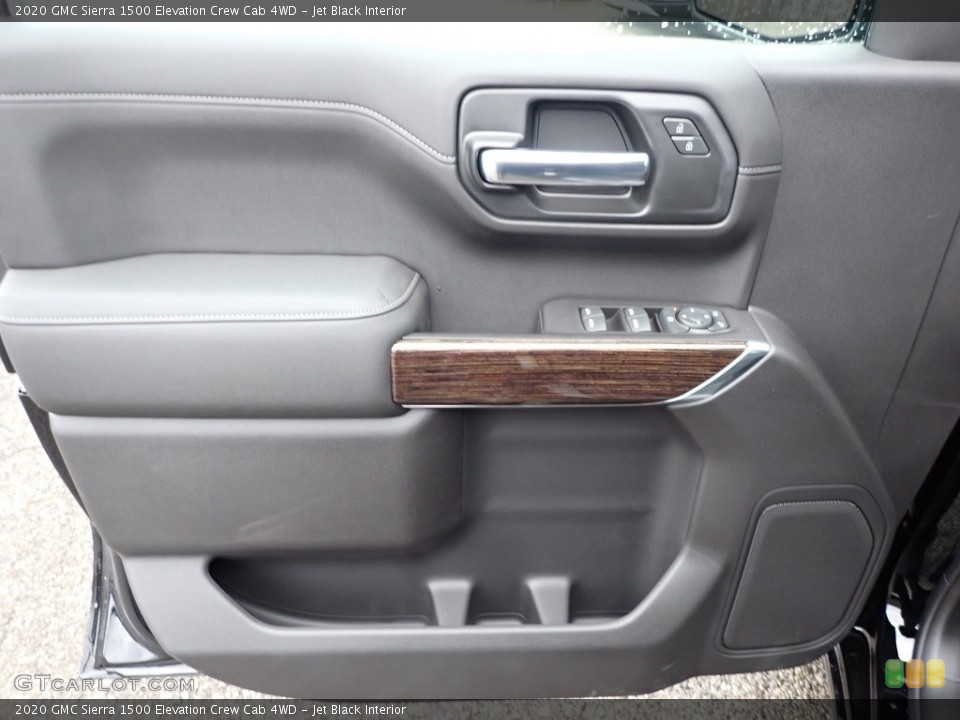 Jet Black Interior Door Panel for the 2020 GMC Sierra 1500 Elevation Crew Cab 4WD #136271660