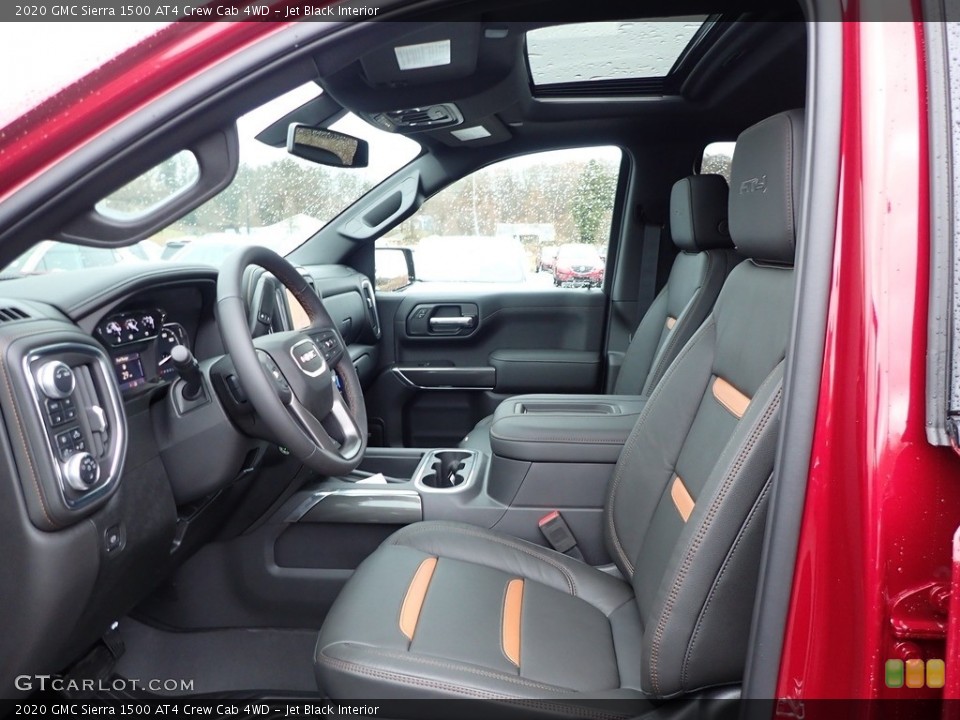 Jet Black Interior Photo for the 2020 GMC Sierra 1500 AT4 Crew Cab 4WD #136273886