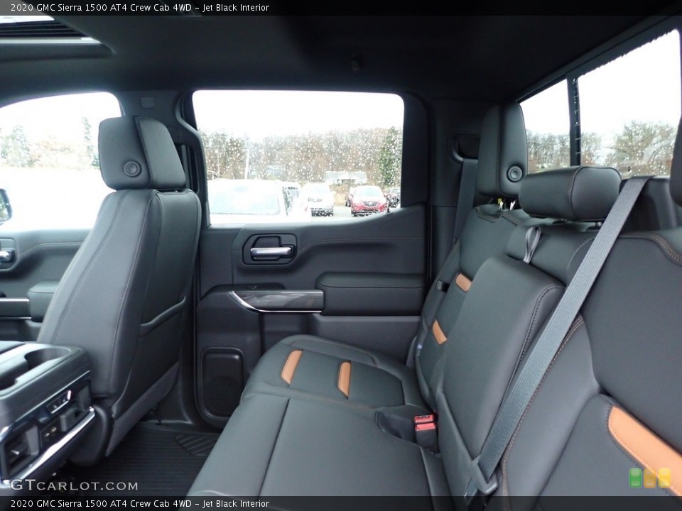 Jet Black Interior Rear Seat for the 2020 GMC Sierra 1500 AT4 Crew Cab 4WD #136273913