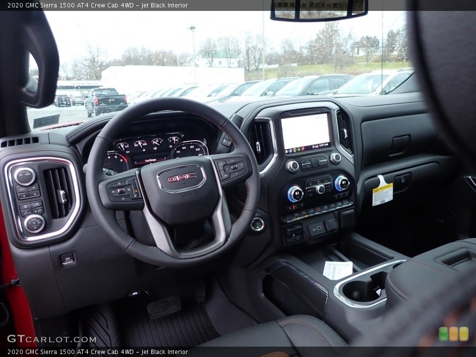 Jet Black Interior Front Seat for the 2020 GMC Sierra 1500 AT4 Crew Cab 4WD #136273940